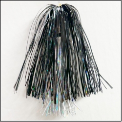 Black / Silver Luster Combo Tinsel Tip 